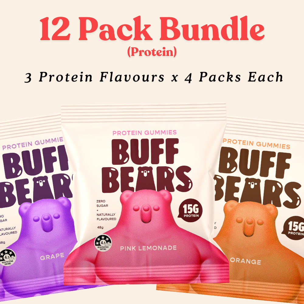 Buff Bears - 12 Pack Bundle (Protein)