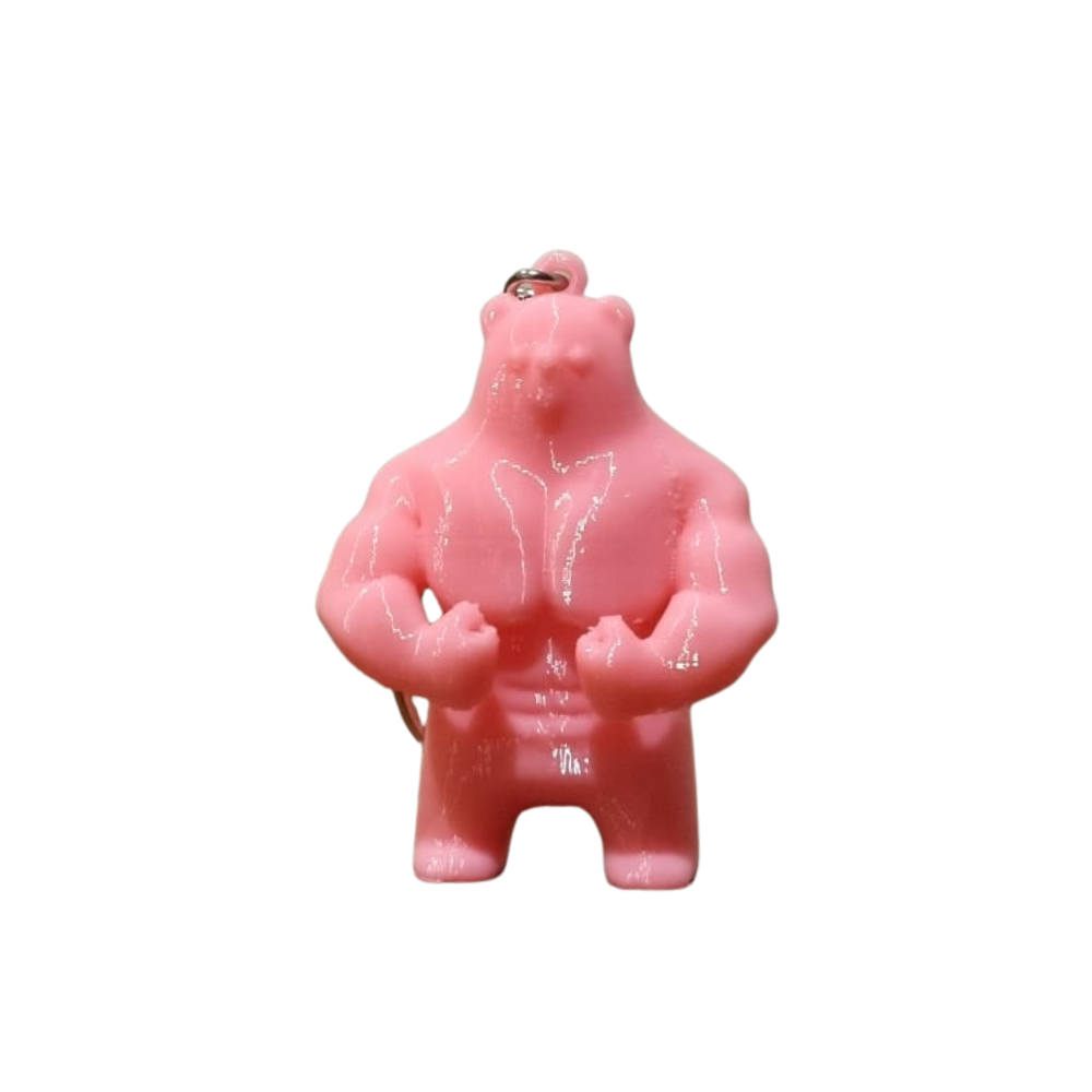 Buff Bears - 3D Printed Keychain