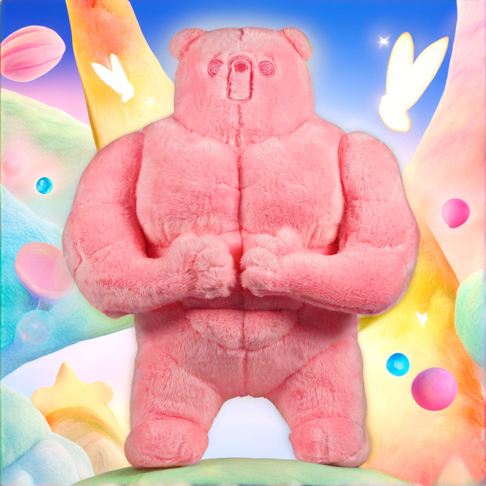 Buff Bear Plushie - Your Buffest Fluffiest Friend